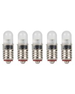 5 LEDs für Beleuchtungssockel, warmweiss