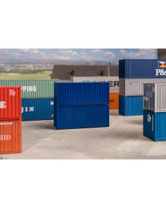 20 Container, blau, 2er-Set