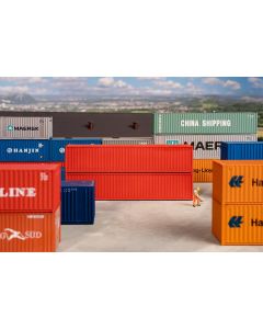 40 Container, rot, 2er-Set