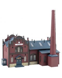 Fabrik mit Schornstein