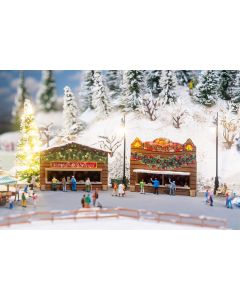 2 Weihnachtsmarktbuden