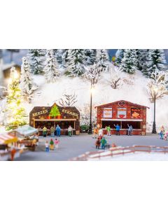 2 Weihnachtsmarktbuden