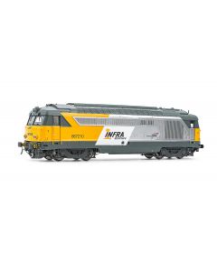 SNCF 4-achsige Diesellokomotive BB 67210 gelb/weiss INFRA Structure Ep.V