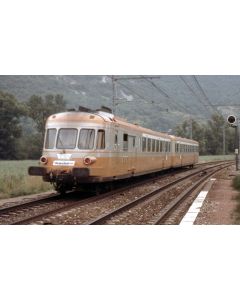 SNCF 2-teil. Diesetriebzug RGP I Alpazur grau/orange, Ep. IV