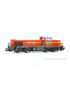 Millet Rail dieselelektrische Lokomotive Vossloh DE 18, orange/grau, Ep. VI