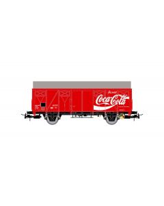 SNCF 2-achsiger gedeckter Güterwagen G4 mit flachen Wänden Coca-Cola Ep.IV