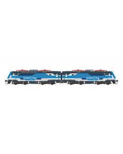 FS Trenitalia, 2-teiliges Set E.464 new Intercity blau/hellgrau, Ep. VI, bbeide motorisiert