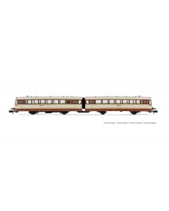 RENFE 2er-Set Dieseltriebwagen 591.500 beige/braun Estrella Ep.IV DCS
