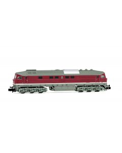 DR Diesellokomotive 132 483-9 rot mit grau/silbrig Dach Ep.IV