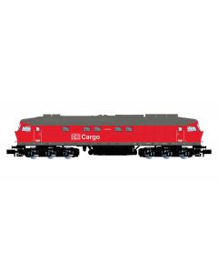 DB Cargo dieselelektrische Lokomotive 232 573-6, Verkehrsrot, Ep. V-VI