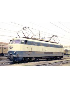 FS elektrische Lok E444 1.Serie ohne rote Streifen, Metallstreifen, br. Drehgestelle, Ep. IVa, DCS