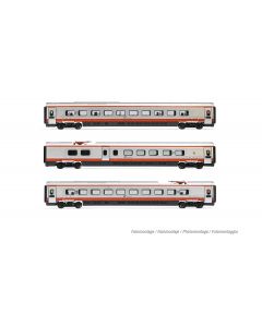 FS Trenitalia 3 Zwischenwagen ETR 610 Frecciargento Lackierung ECE Mailando – FrankfurTEp.VI