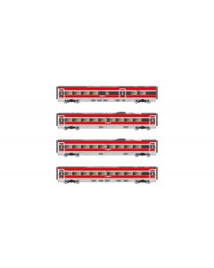 FS Trenitalia 4-teiliges  Set Zwischenwagen Frecciarossa ETR 1000, Ep. VI