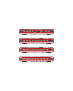 FS Trenitalia 4-teiliges  Set Zwischenwagen Frecciarossa ETR 1000, Ep. VI