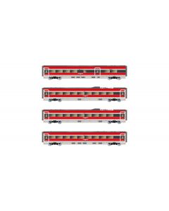 FS Trenitalia 4-teiliges  Set Zwischenwagen Frecciarossa ETR 1000, Ducati, Ep. VI