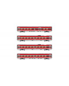 FS Trenitalia 4-teiliges  Set Zwischenwagen Frecciarossa ETR 1000, Ep. VI