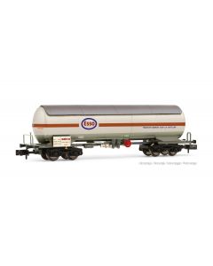 RENFE 4-achsiger Ammonia Kesselwagen PRR, ESSO grau-schwarz , Ep. III-IV