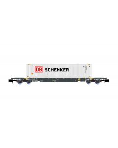 CH-HUPAC 4-achsiger Containerwagen Sgnss grau mit 45'-Cont. DB Schenker, Ep. VI