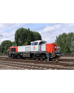 DB Cargo Diesellokomotive Vossloh DE 18, rot/grau, Ep. VI