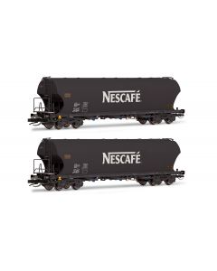 Ermewa 2 Kaffeewagen NESCAFE, schwarz, Ep. VI