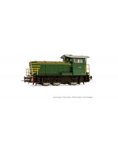 FS Dieselrangierlokomotive BR 245 grün/gelbe Streifen Ep.IV DCS