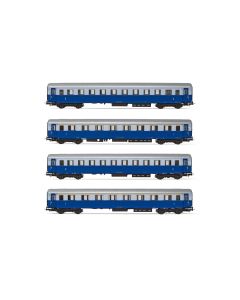 FS 4 Wagen Treno Azzurro 2 Az 2 Bz/Resto Ep IIIb