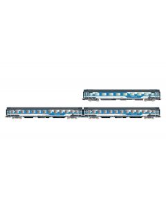 FS 3-teiliges  Wagen-Set, 1x Gran Confort-Wagen + 2x Z1, Intercity, Ep. VI