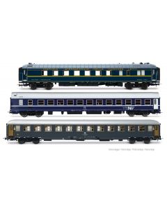 FS 3-teiliges Set Exp 234/235 Remus Roma–Wien, WR Pistoiesi, WLABm MU + UIC-X 2.Kl., Ep. IV-V