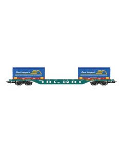 FS CEMAT Containertragwagen Sgns grün mit 2x 20' coil container Dani Trasporti Ep.V-VI