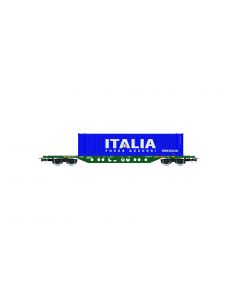 FS CEMAT Containertragwagen Sgns grün mit container 45' ITALIA Ep.V-VI