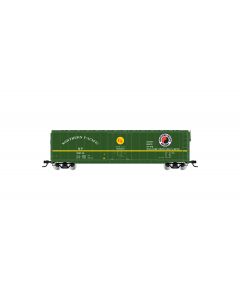 Northern Pacific, plug door boxcar, grün, ohne Dachsteg, Nr. 98111