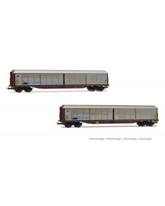 FS 2-teiliges  Set Schiebewandwagen Habils, silber/braun, Ep. V