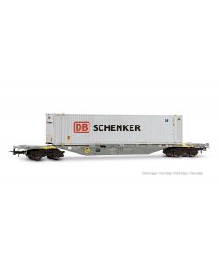 CH-HUPAC 4-achsiger CTW Sgnss 419-8, grau mit 45’ Container DB SCHENKER, Ep. VI