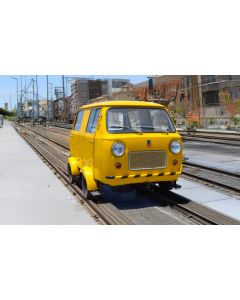 FS Draisine FIAT 500, mit recheckigen Grill , gelb, DC