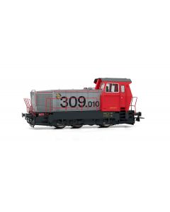 RENFE Dieselrangierlokomotive 309 rot-grau Ep.V