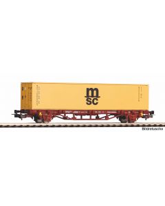 Containertragwagen 1x 40'' MSC Container FS, Ep VI