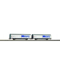 CH-SBBC 2 Schiebewandwagen Hbbillnss 391-4 und 976-2 railCare, Ep VI