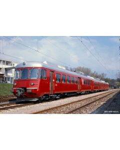 SBB el. Triebzug RABDe 12/12 3-teilig MIRAGE, rot, Ep. III, DC