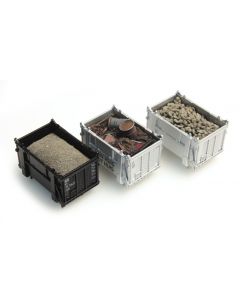Ladegut Container: Rüben, Schrot, Sand