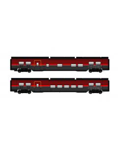 ÖBB 2-teil. Railjet Set, Speisewagen und 2.Klasse, Ep. VI, AC Basic