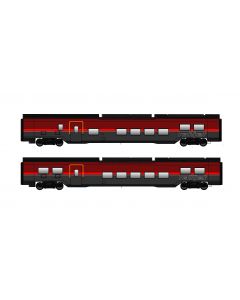 ÖBB 2-teil. Railjet Set, Multifunktions- und 2.Klass, Ep. VI, DC Basic