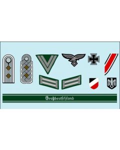 WWII German Military Insignia Decal Set Vol.2