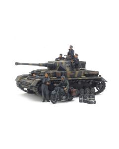 1/35 German Panzer IV Ausf. G Early Prod. &amp; Motorcycle Eastern Front