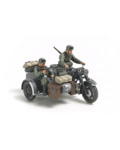 German Biker + Sidecar