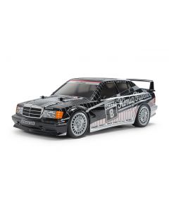 1/10 RC Mercedes 190 E 2.5-16 EVO II (black/silver painted) (TT-02)