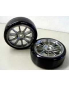 Metal Plated Mesh Wheel w Drifttech Tires