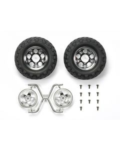 Rock Block Tires w/2-Piece 5-Spoke Wheels CC-01