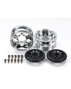 2-piece Mesh Wheels black (2x)