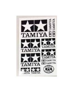 TAMIYA Logo Sticker weiss