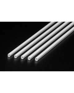 Plastic Beams 3mm Square Tube (5pcs)